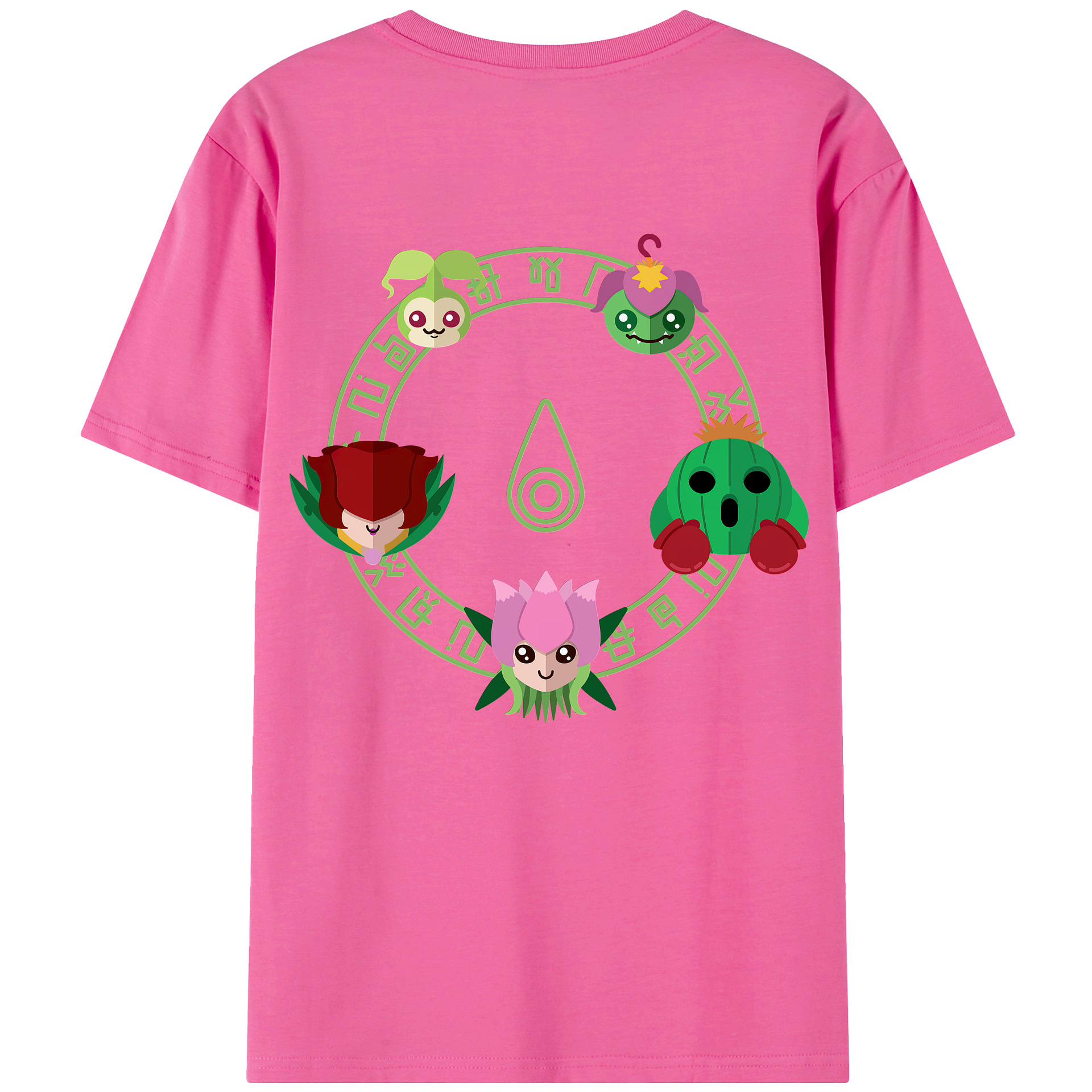 （画像用） Digimon デジタルモンスター/デジモン レディース半袖Tシャツ(バックプリント)